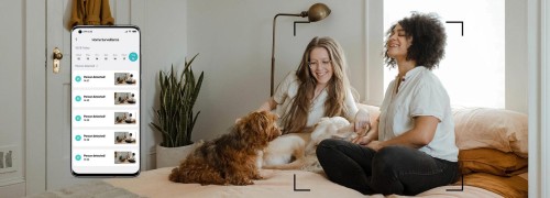 Podglad z kamery Xiaomi C400 w aplikacji Mi Home na smartfonie
