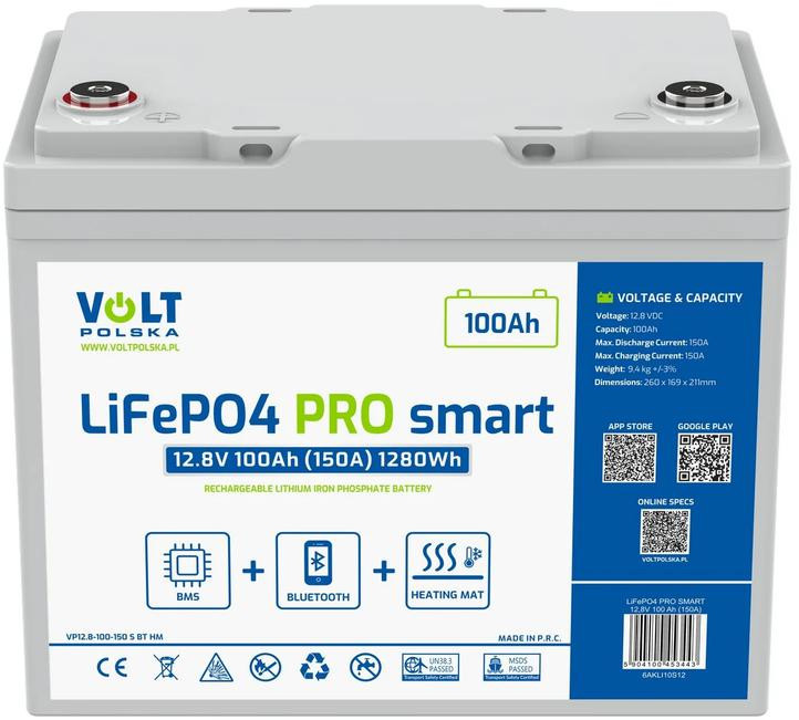 Akumulator Volt Polska PRO SMART LiFePO4 100Ah