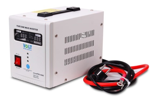 Zasilacz awaryjny VOLT POLSKA SINUSPRO-500E 12V 350/500W z kolorowym wyświetlaczem LCD