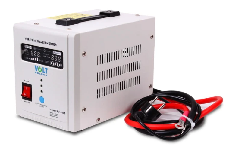 Zasilacz awaryjny VOLT POLSKA SINUSPRO-500E 12V 350/500W z kolorowym wyświetlaczem LCD